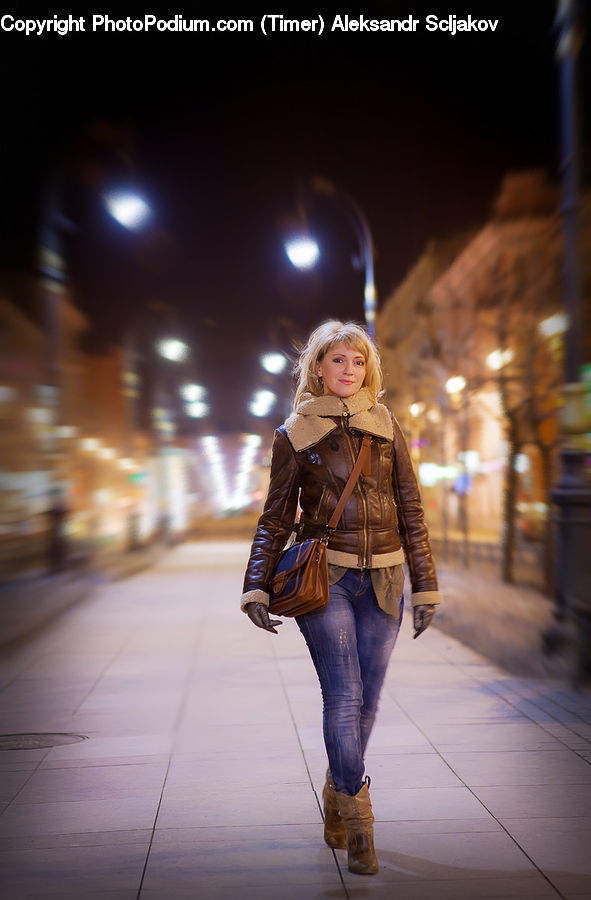 Human, People, Person, Blonde, Female, Woman, Night