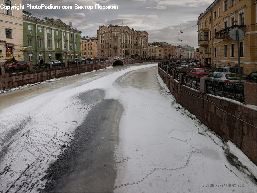 Road, Street, Town, Building, Architecture, Downtown, Plaza
