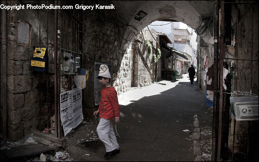 Human, People, Person, Alley, Alleyway, Road, Street