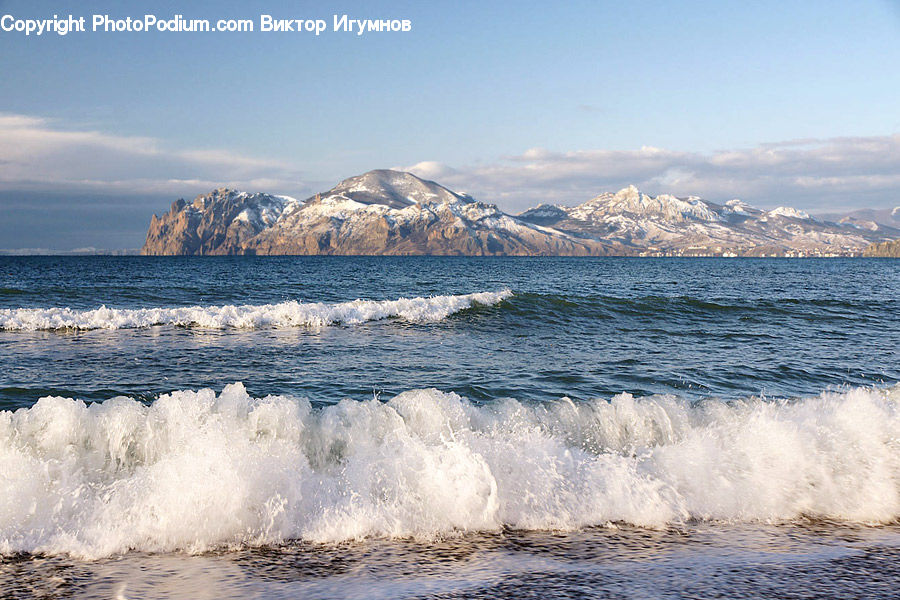 Arctic, Glacier, Ice, Mountain, Outdoors, Snow, Sea