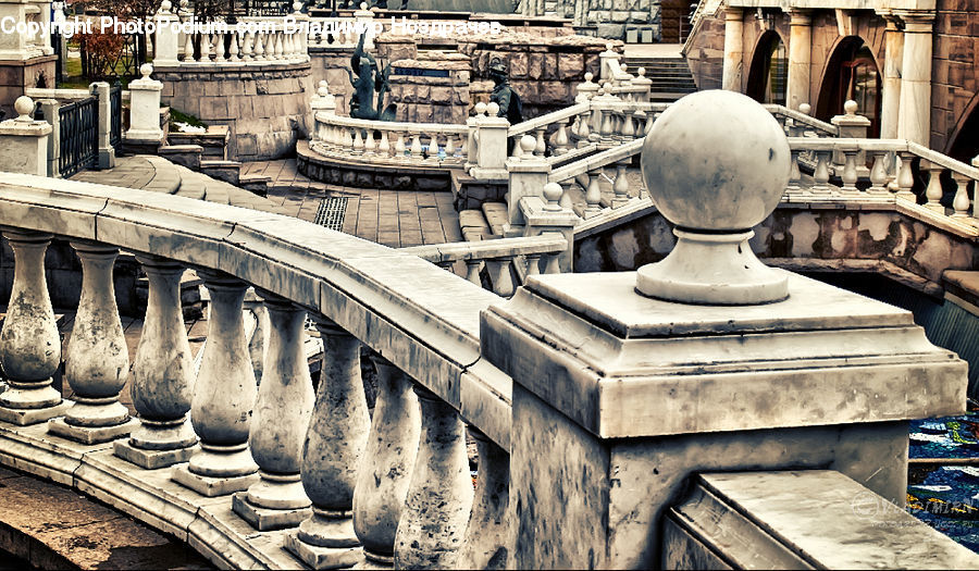 Arch, Art, Gargoyle, Statue, Architecture, Fountain, Water