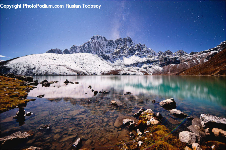 Arctic, Glacier, Ice, Mountain, Outdoors, Snow, Rock