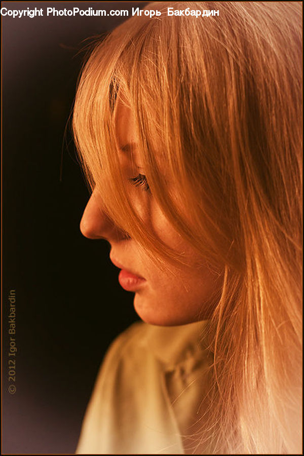 Blonde, Female, Person, Woman, Face, Selfie, Girl