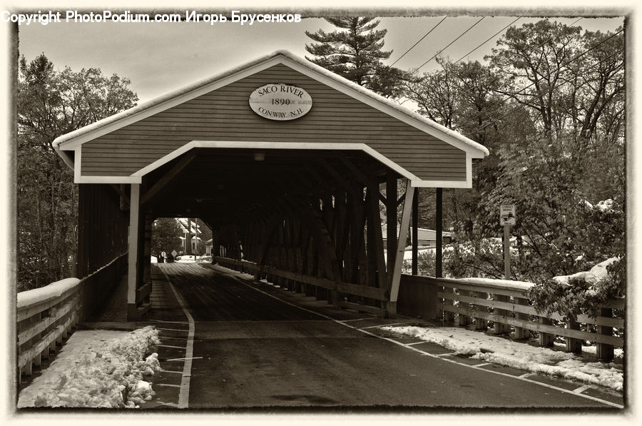 Bench, Lumber, Gazebo, Car, Wagon