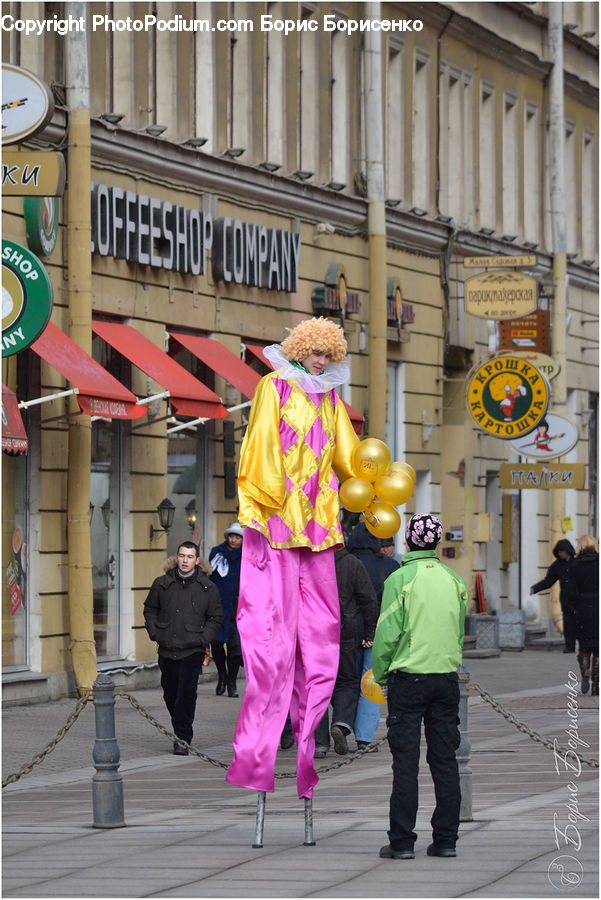 Human, People, Person, Clown, Performer, Carnival, Crowd