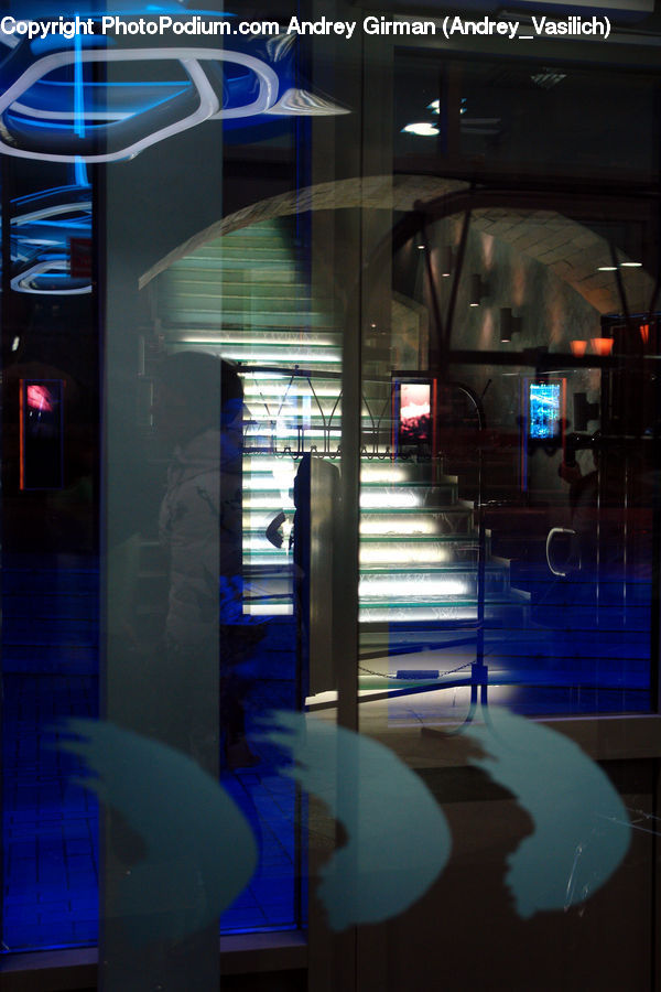 Chair, Furniture, Cafeteria, Diner, Lighting, Subway, Train