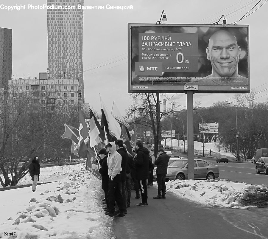 Billboard, People, Person, Human, Flyer, Poster, Crowd