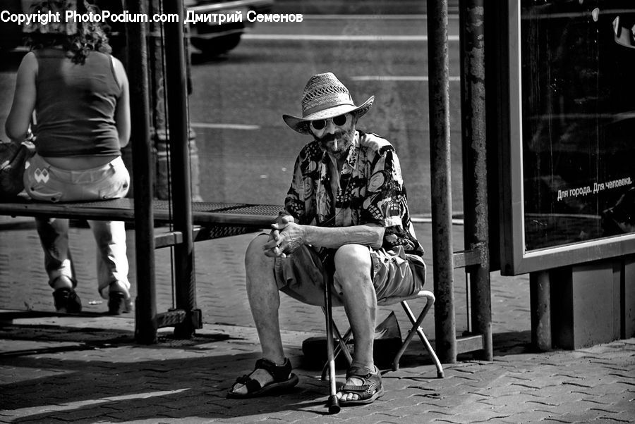 Human, People, Person, Bench, Back, Shorts, Performer