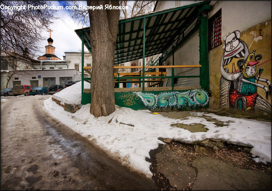 Art, Graffiti, Mural, Wall, Fence, Cobblestone, Pavement