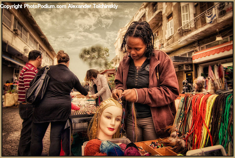 People, Person, Human, Female, Girl, Woman, Bazaar