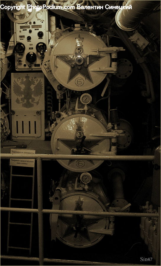 Prison, Factory, Cabinet, China Cabinet, Furniture, Collage, Poster