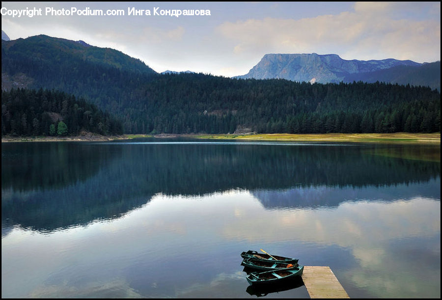 Lake, Outdoors, Water, Boat, Watercraft, Rowboat, Vessel