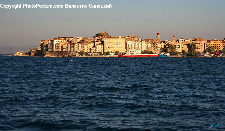 Waterfront, Coast, Outdoors, Sea, Water, City, Downtown