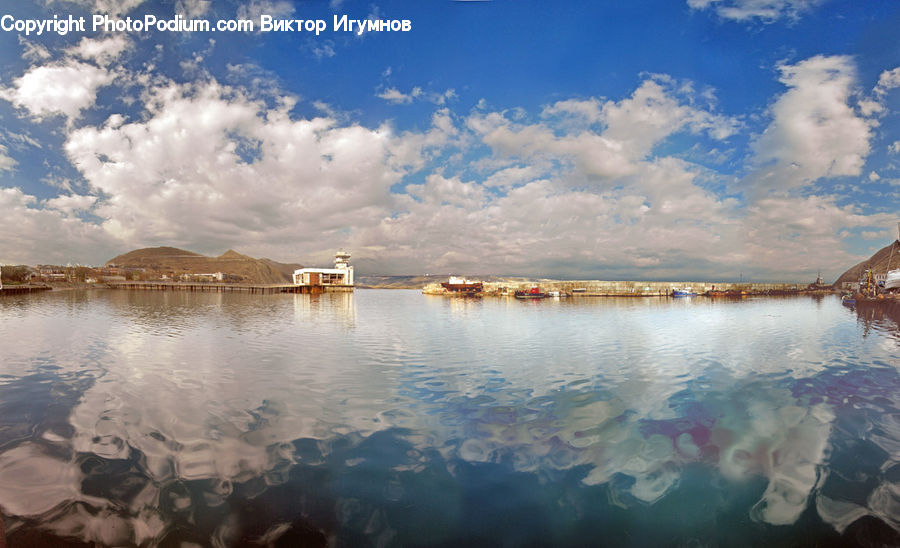 Azure Sky, Cloud, Outdoors, Sky, Cumulus, Lake, Water