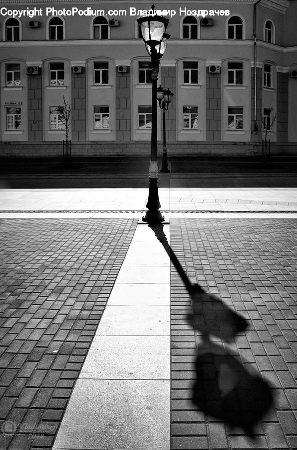 Lamp Post, Pole, Brick, Beacon, Building, Lighthouse, Water Tower