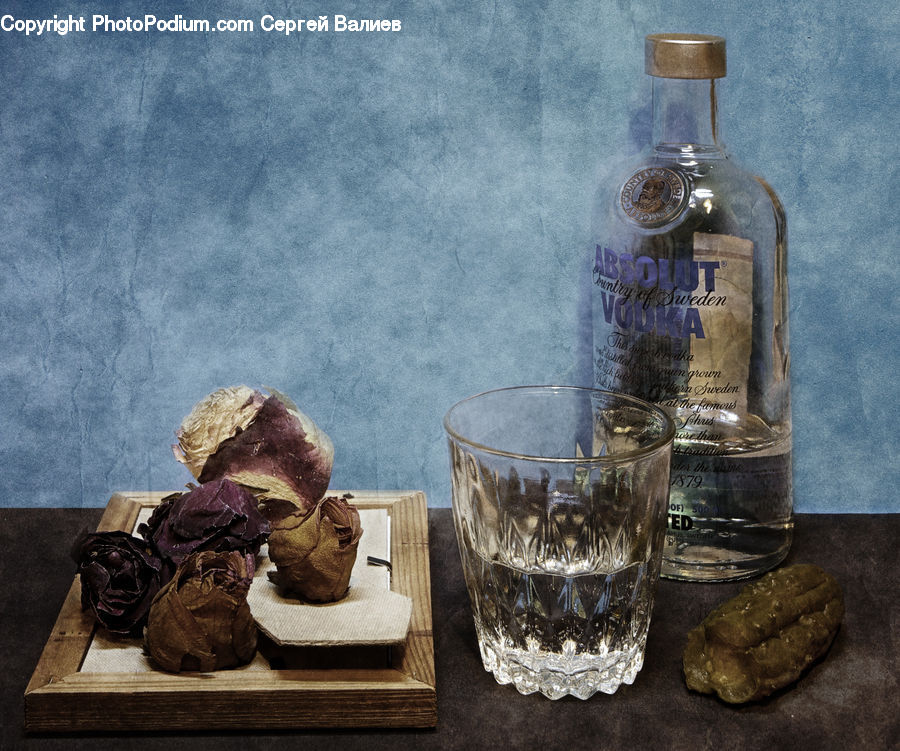 Glass, Goblet, Cup, Brochure, Flyer, Poster, Perfume