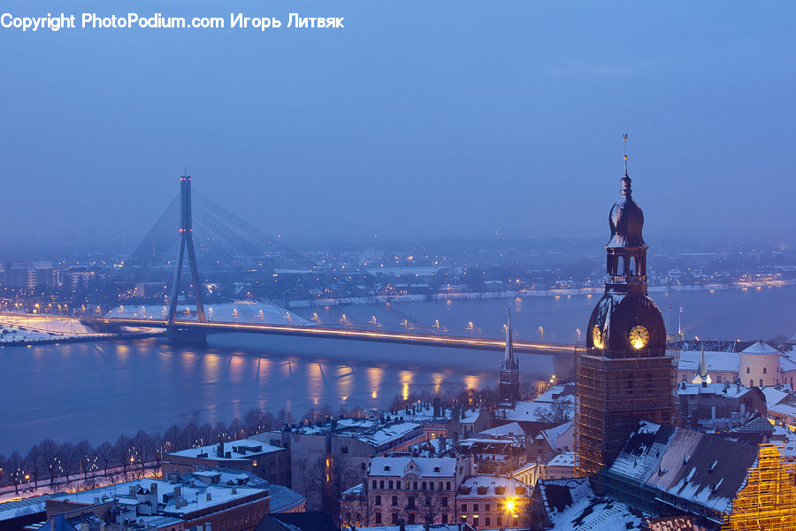 Bridge, Parliament, Architecture, Tower, Alps, Crest, Mountain