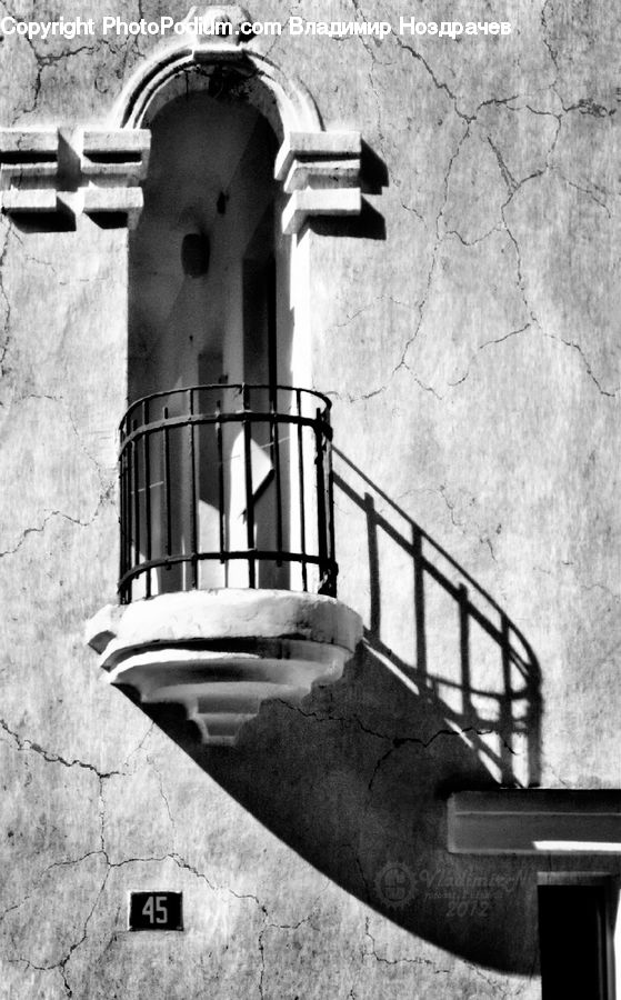 Chair, Furniture, Brick, Column, Pillar, Banister, Handrail