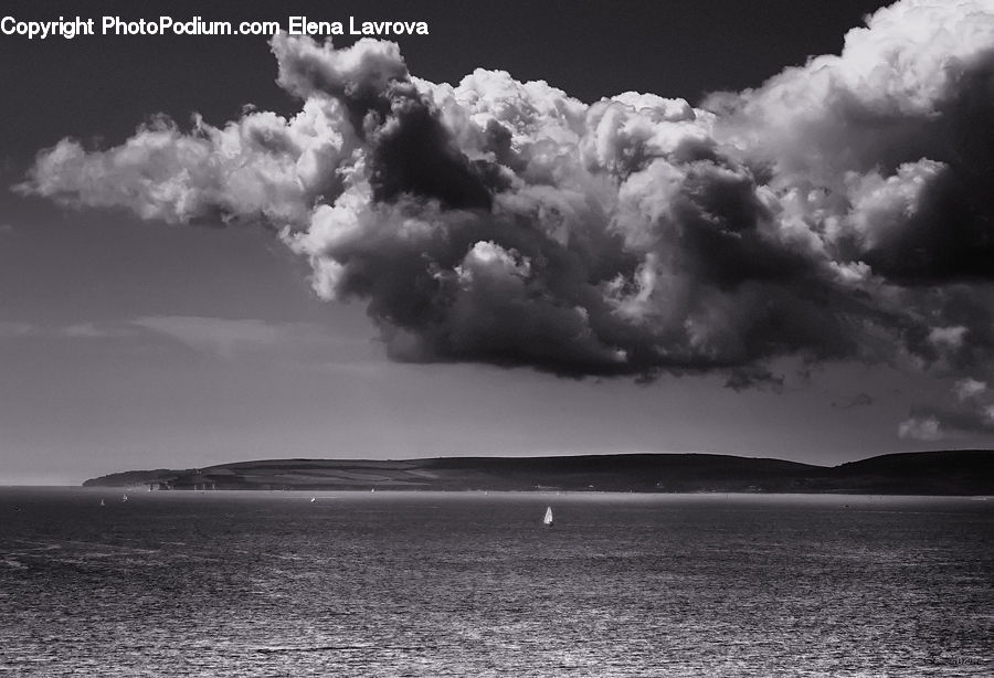 Cloud, Cumulus, Sky, Outdoors, Sea, Water, Coast