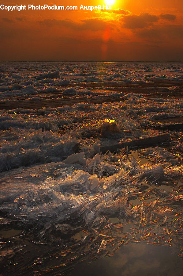 Dawn, Dusk, Sky, Sunrise, Sunset, Ocean, Outdoors