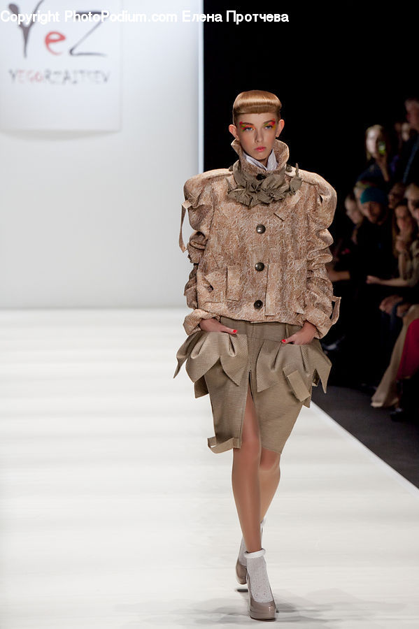 Runway, People, Person, Human, Audience, Crowd, Apparel