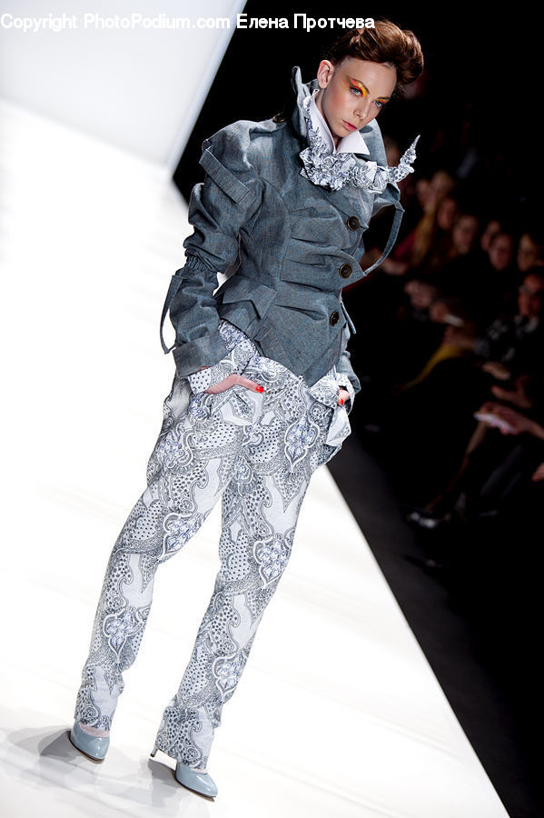 People, Person, Human, Runway, Performer, Clothing, Denim