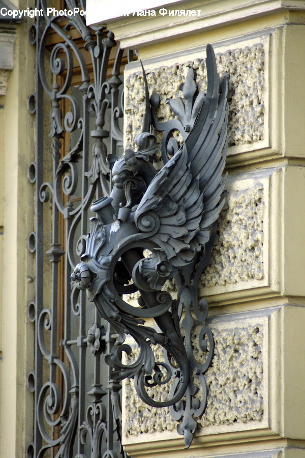 Art, Gargoyle, Statue, Modern Art, Emblem, Logo, Banister
