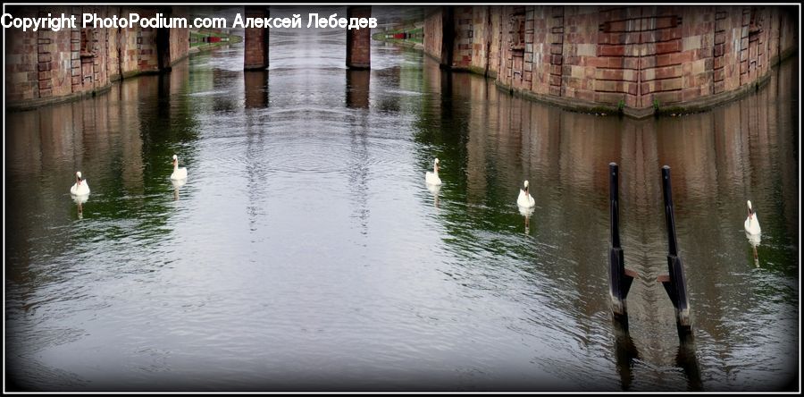 Canal, Outdoors, River, Water, Dock, Pier