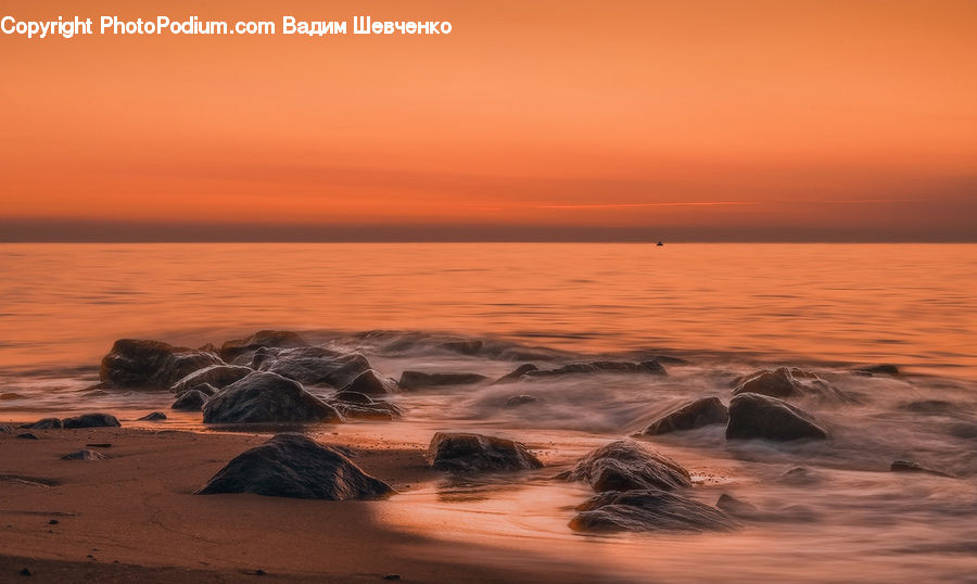 Beach, Coast, Outdoors, Sea, Water, Sand, Soil
