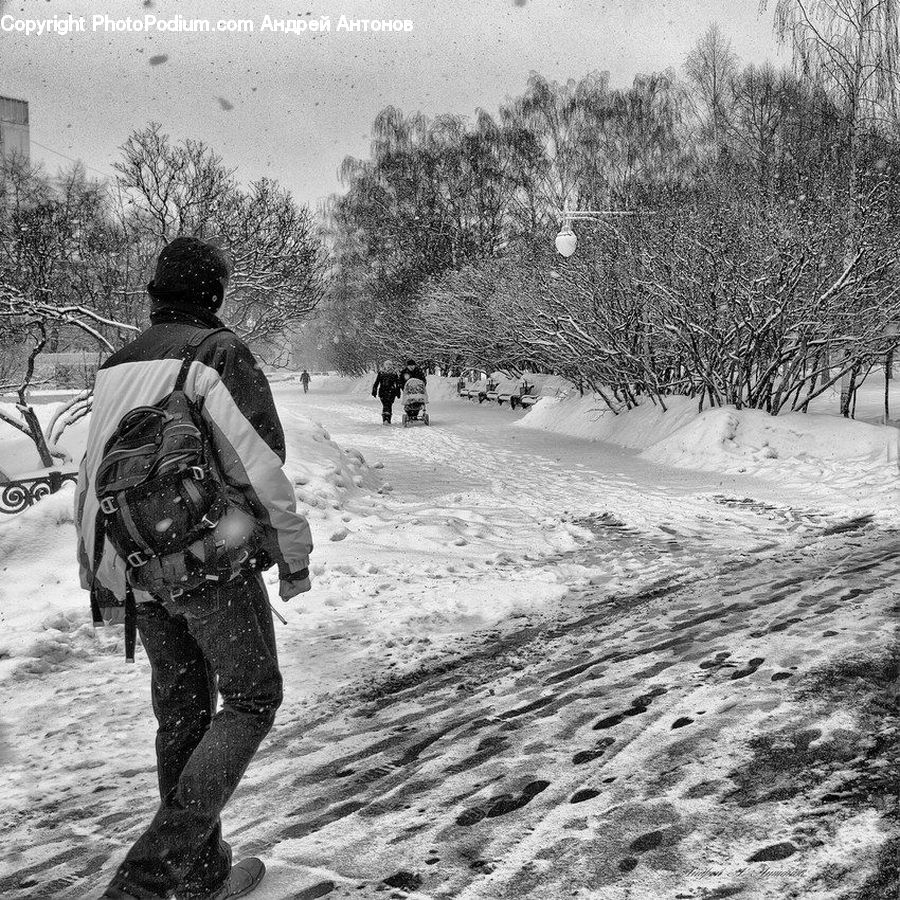 People, Person, Human, Backpack, Bag, Ice, Outdoors