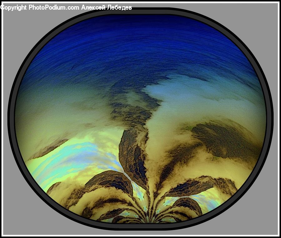 Sphere, Fractal, Porcelain, Saucer