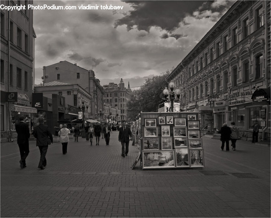 Closet, Kiosk, Architecture, Downtown, Plaza, Town Square, City