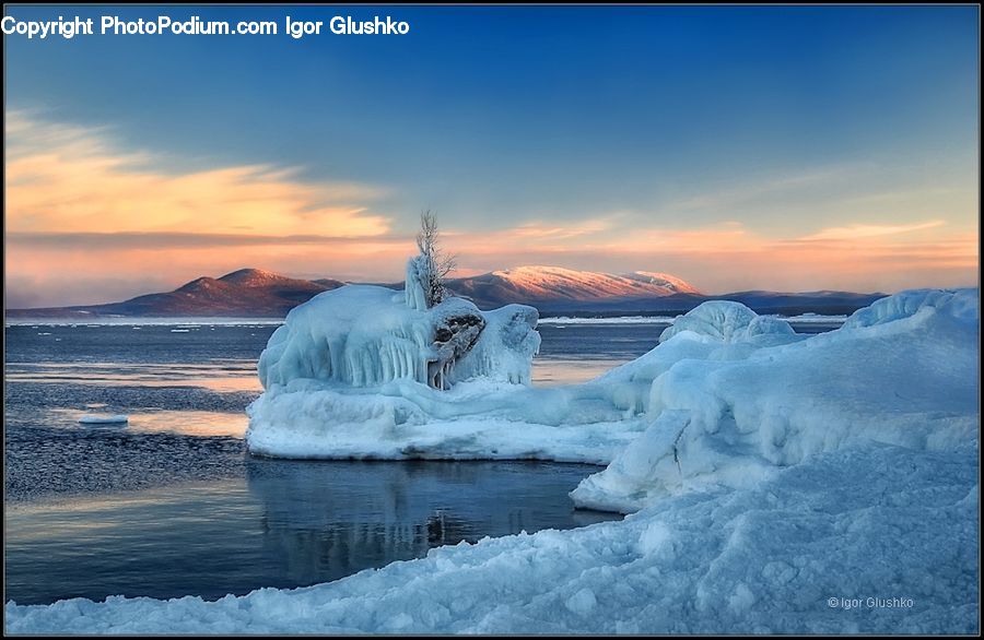 Ice, Outdoors, Snow, Arctic, Glacier, Mountain, Winter