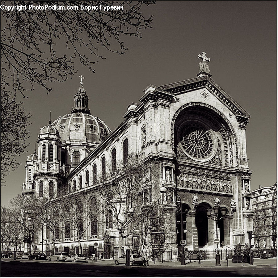 Architecture, Cathedral, Church, Worship, City, Downtown, Building