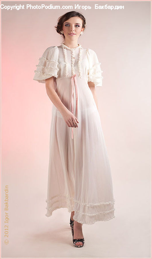 People, Person, Human, Clothing, Dress, Robe, Evening Dress