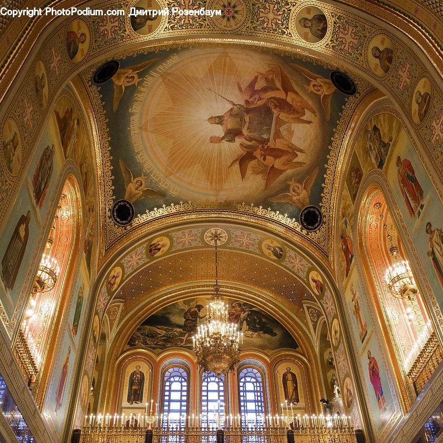 Architecture, Church, Worship, Altar, Apse, Dome, Aisle