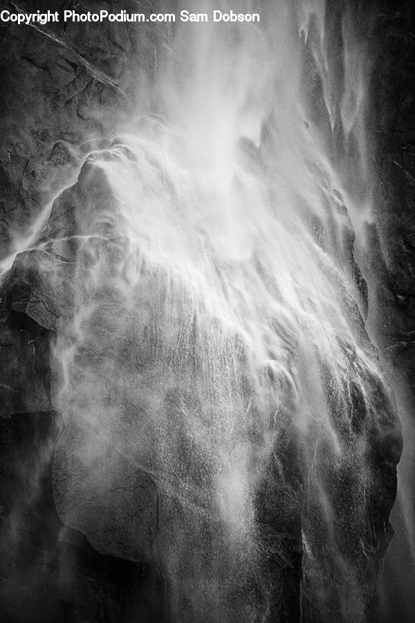 Smoke, Water, Outdoors, Sea, Sea Waves, Rock