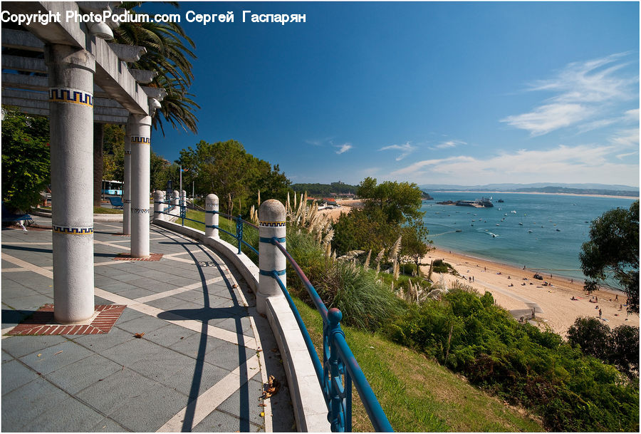 Column, Pillar, Hotel, Resort, Boardwalk, Deck, Path