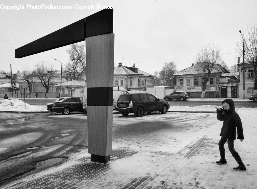 Human, People, Person, Automobile, Car, Vehicle, Intersection