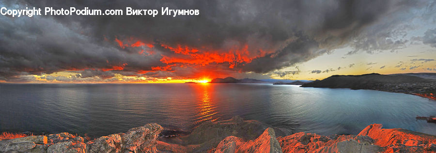 Eruption, Volcano, Azure Sky, Cloud, Outdoors, Sky, Dawn