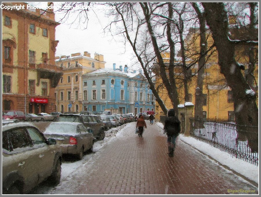 Parking, Parking Lot, Road, Street, Town, Automobile, Car