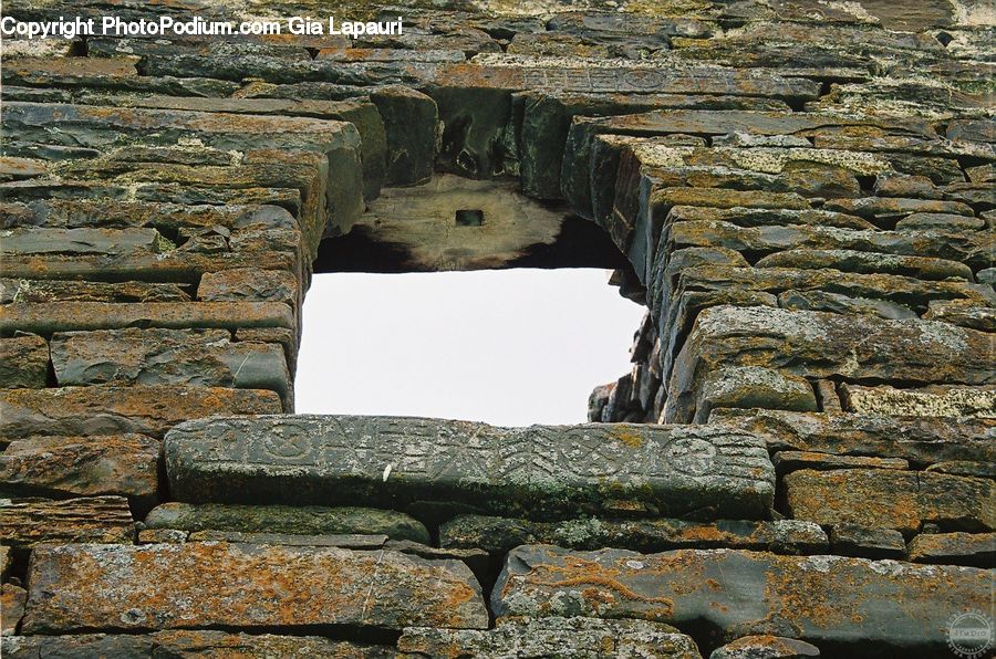 Hole, Rock, Ruins, Castle, Fort, Rubble, Outdoors