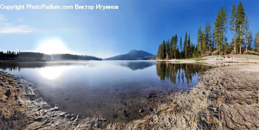 Dawn, Dusk, Sky, Sunrise, Sunset, Lake, Outdoors