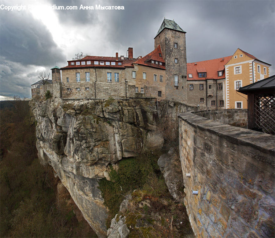 Architecture, Housing, Monastery, Castle, Fort, Rock, Plant