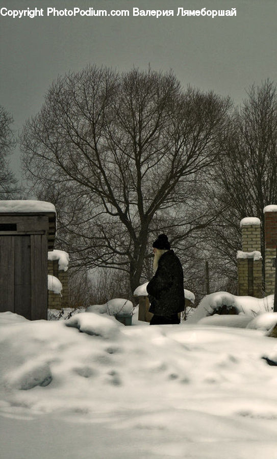 People, Person, Human, Ice, Outdoors, Snow, Cloak
