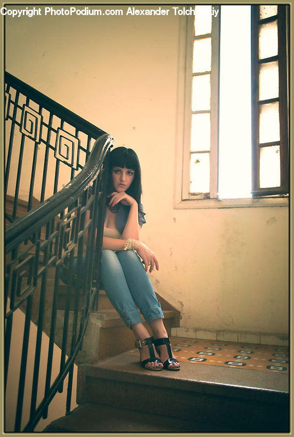 People, Person, Human, Female, Girl, Woman, Balcony