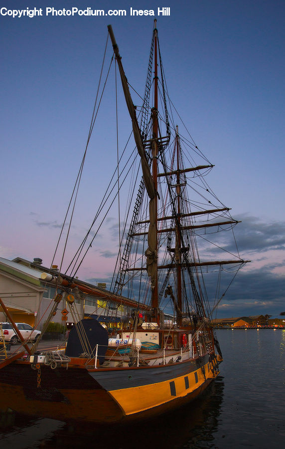 Ship, Vessel, Dock, Port, Waterfront, Boat, Dinghy