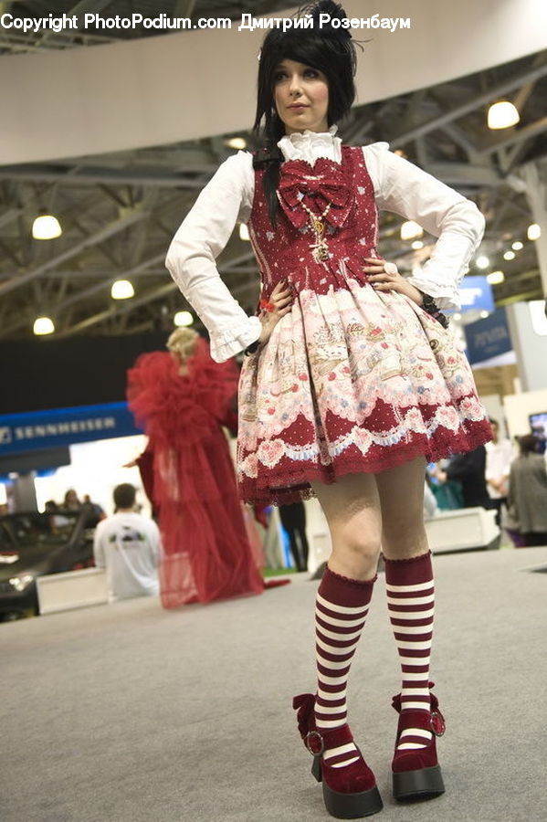 People, Person, Human, Female, Apron, Clothing, Dress