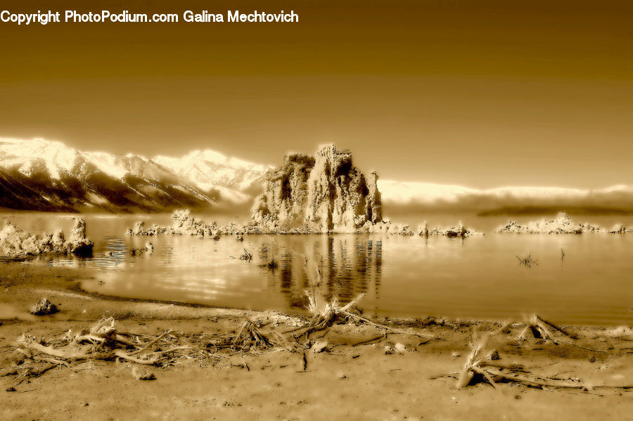 Desert, Outdoors, Flood, Landscape, Nature, Scenery, Beach
