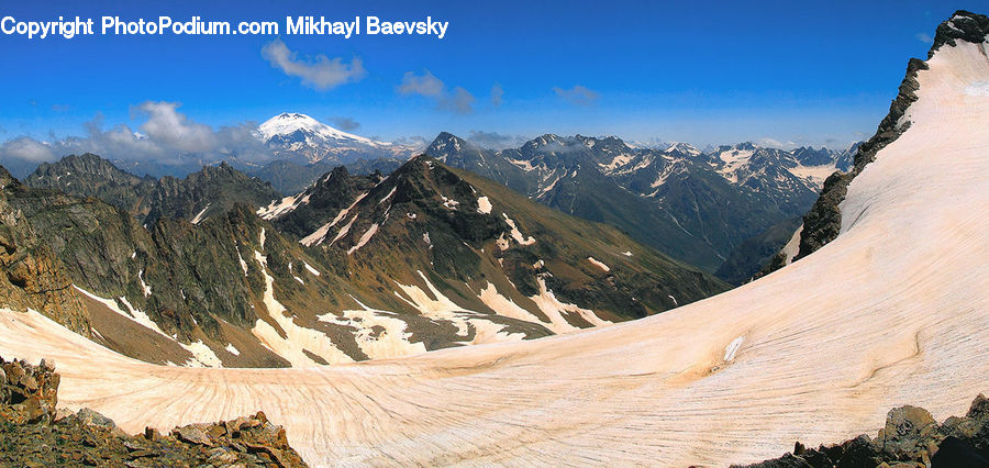 Crest, Mountain, Outdoors, Peak, Arctic, Glacier, Ice